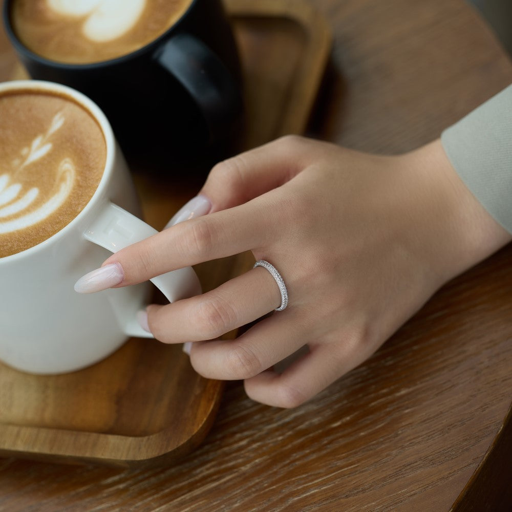 The rows of spark stacking ring