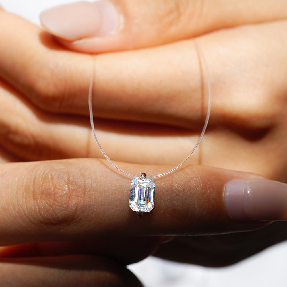 Moissanite Clavicle Chain