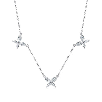 18K Three butterfly necklaces - Hastella.J