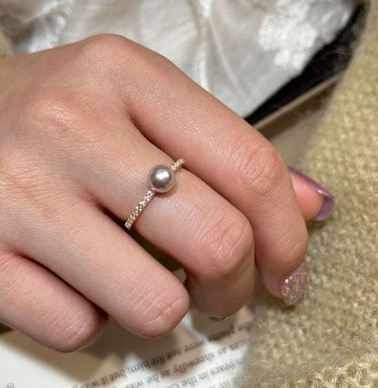 Pearl simple ring