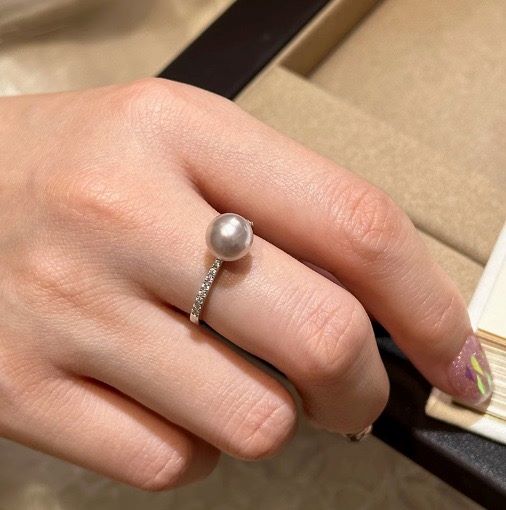 Pearl simple ring