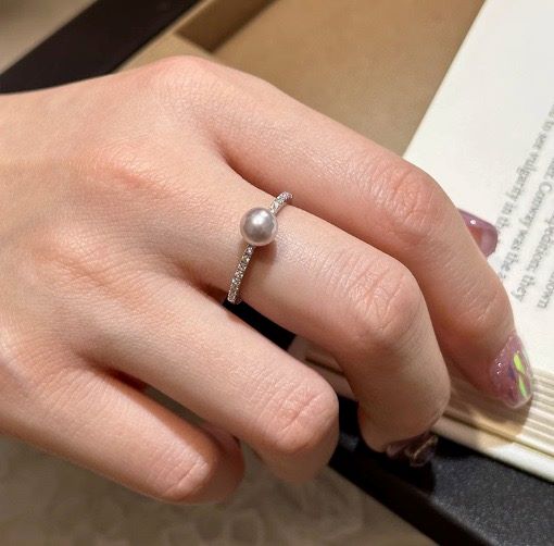 Pearl simple ring