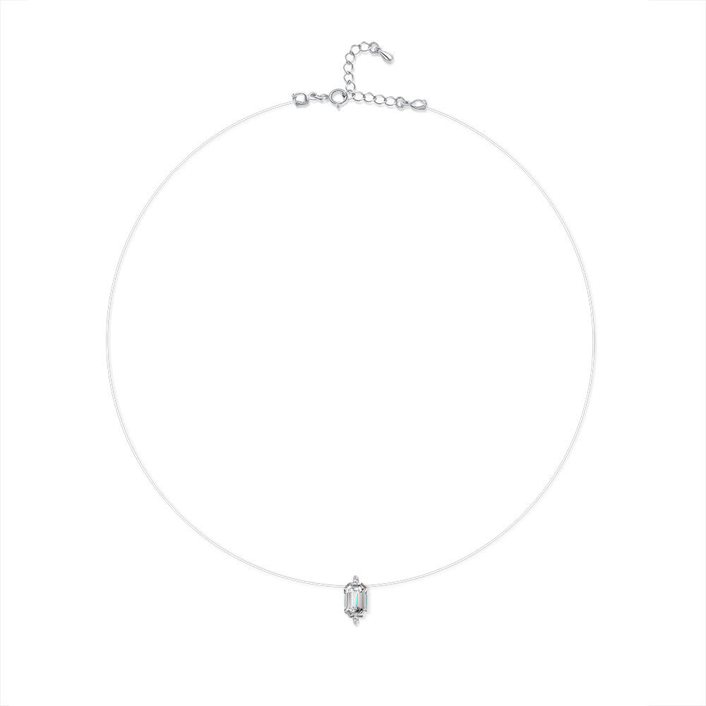 Moissanite Clavicle Chain