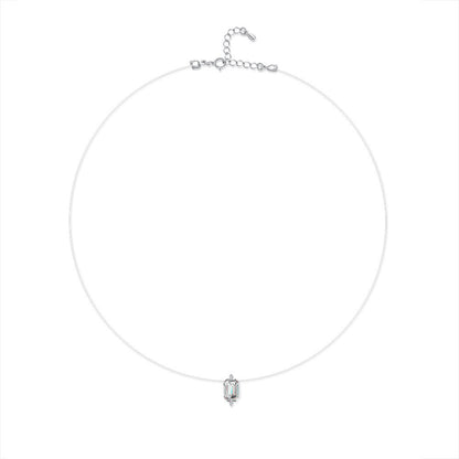 Moissanite Clavicle Chain