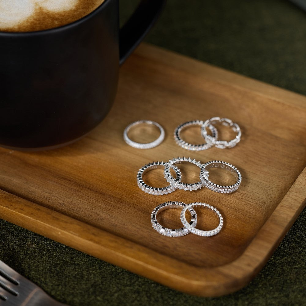 The rows of spark stacking ring