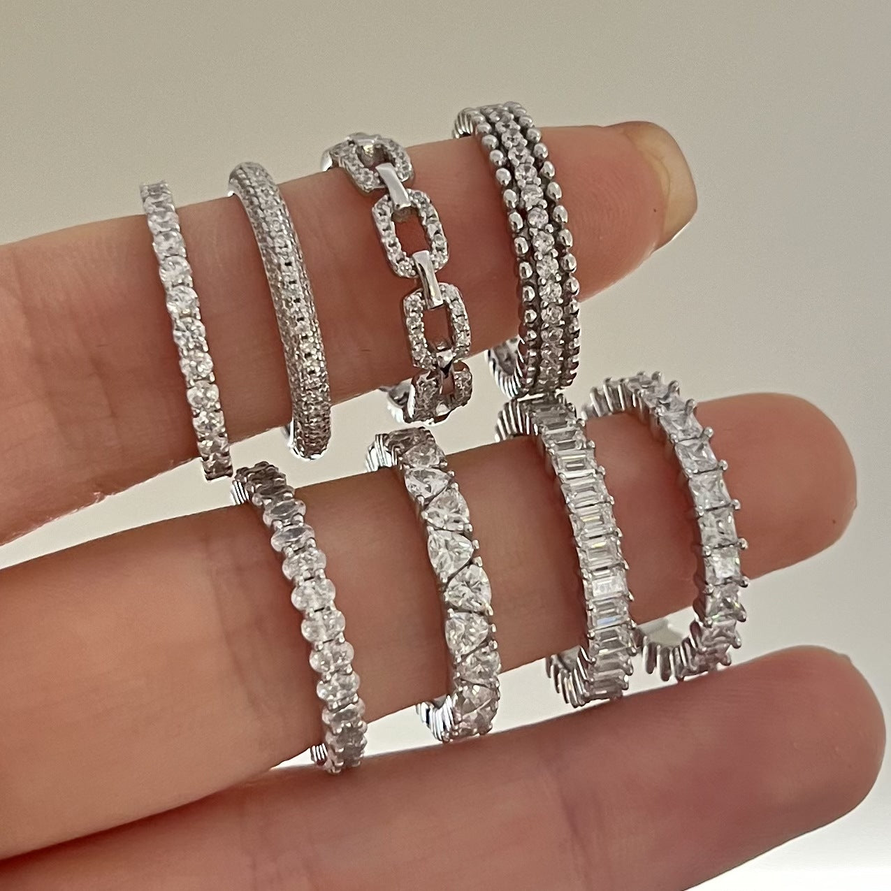 The rows of spark stacking ring