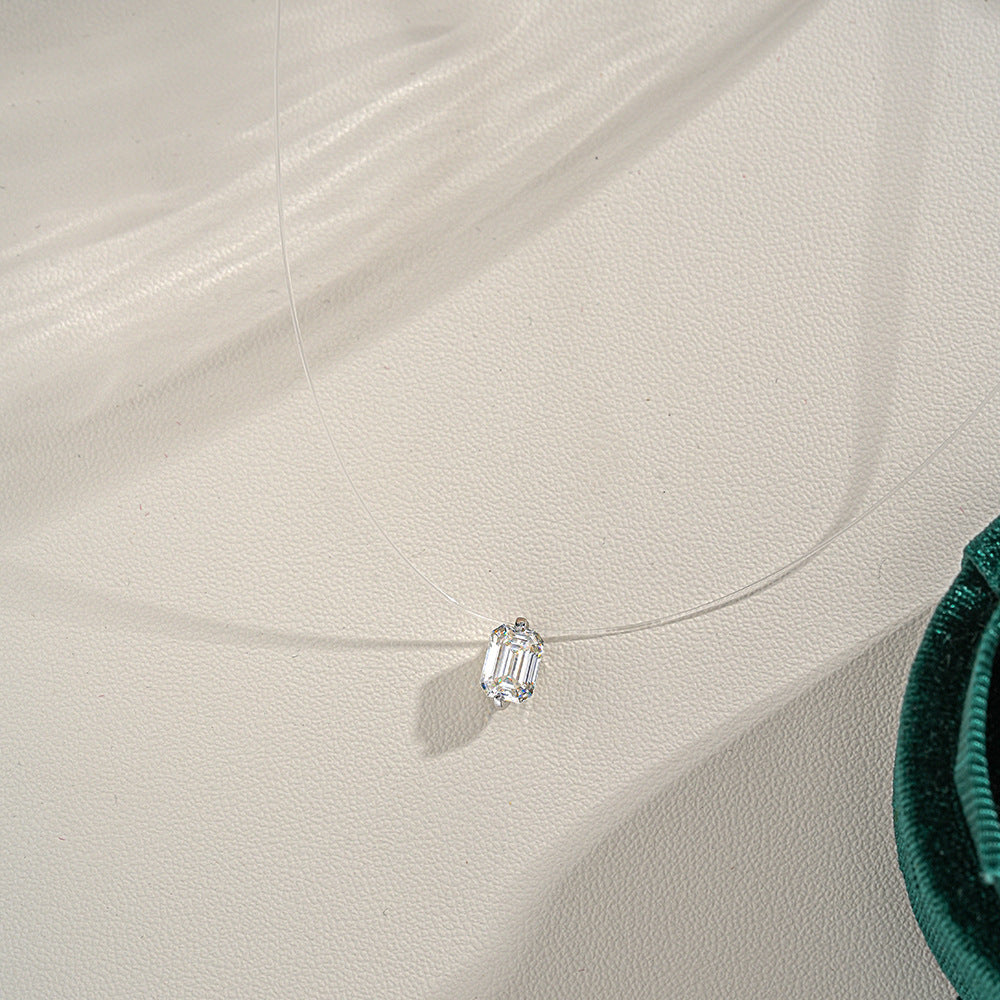 Moissanite Clavicle Chain