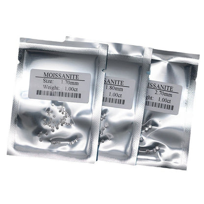 DIY moissanite D-EF grade color VVS 0.8-3.0mm