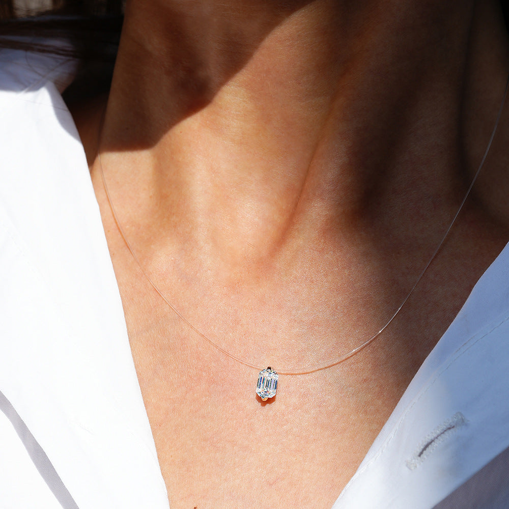 Moissanite Clavicle Chain