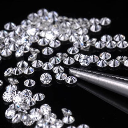 DIY moissanite D-EF grade color VVS 0.8-3.0mm