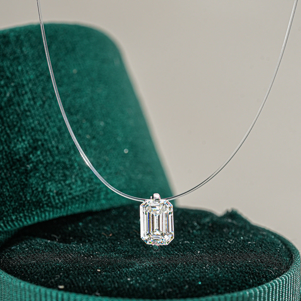 Moissanite Clavicle Chain