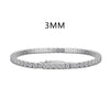 Buckle tennis bracelet