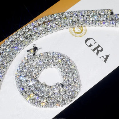 Quality moissanite tennis bracelet