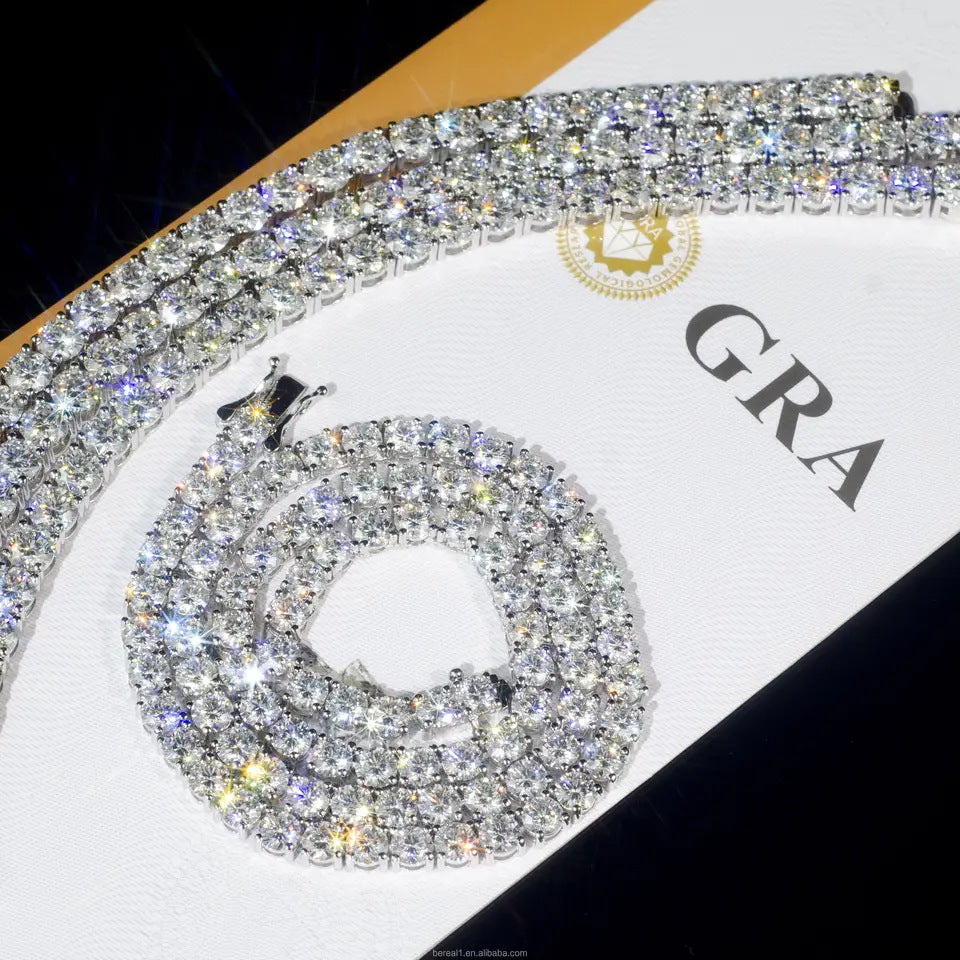 Quality moissanite tennis bracelet