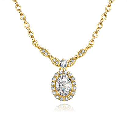 Collarbone moissanite chain