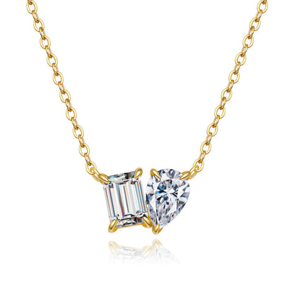 Sweet sugar cube moissanite chain