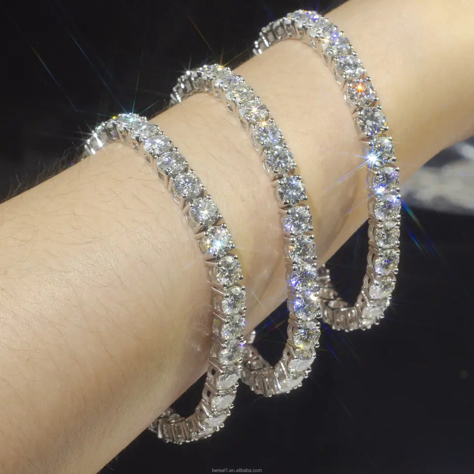 Quality moissanite tennis bracelet