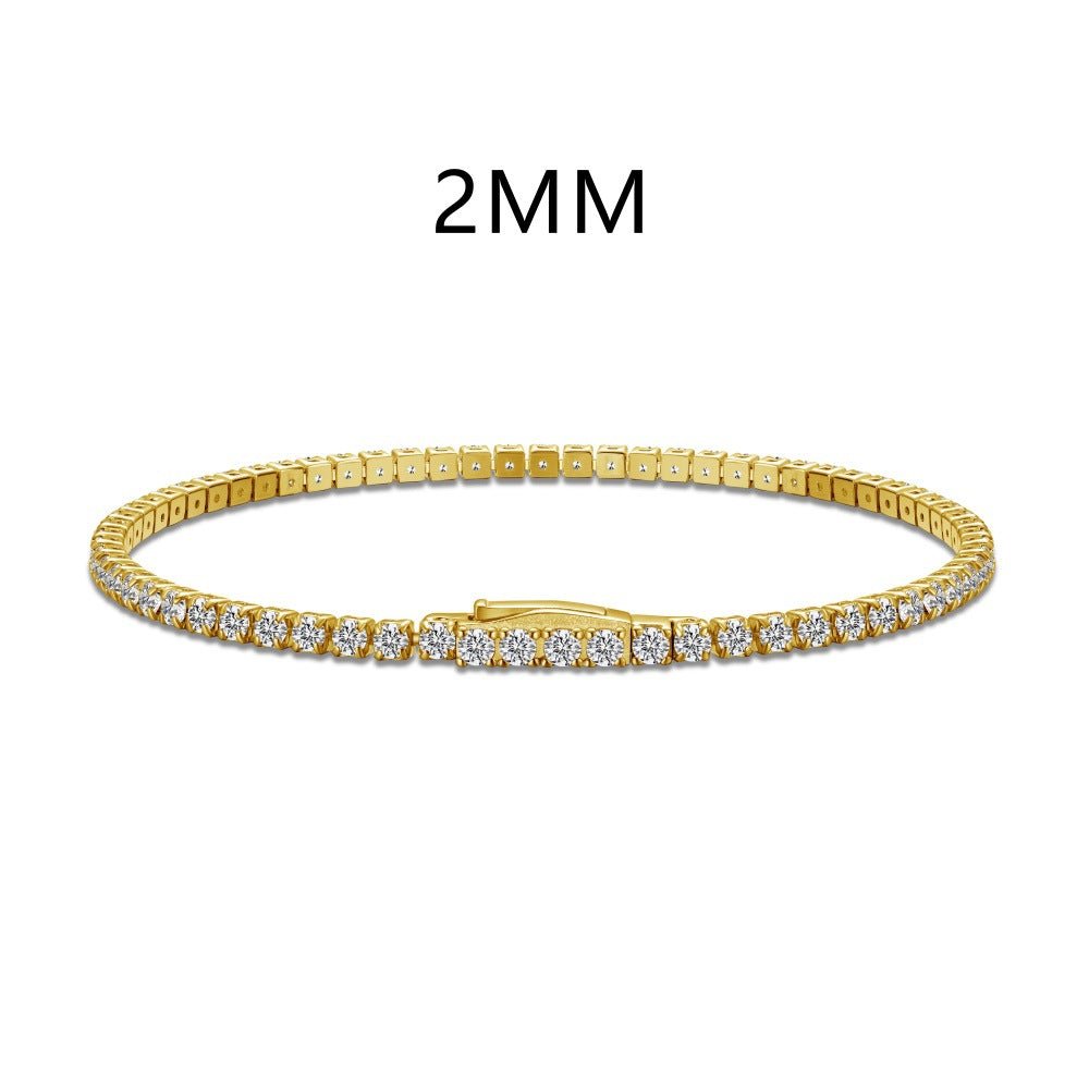 Buckle tennis bracelet - Hastella.J