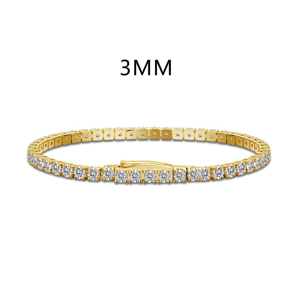 Buckle tennis bracelet - Hastella.J