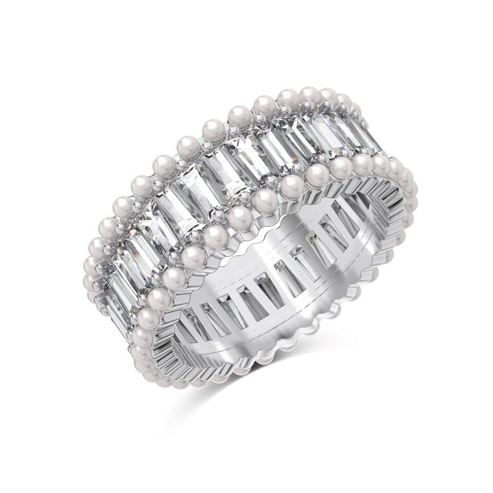 Double layer wide face exquisite ring - Hastella.J