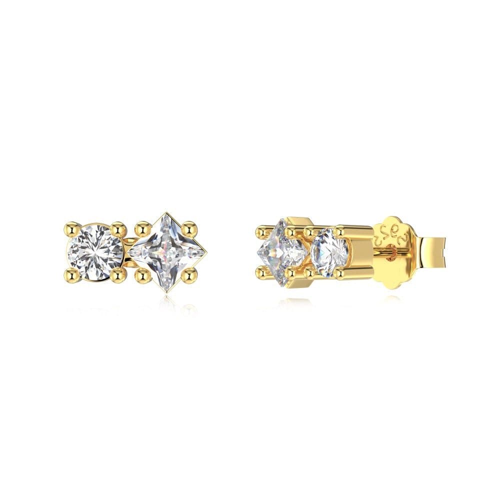 Double sparking earrings - Hastella.J