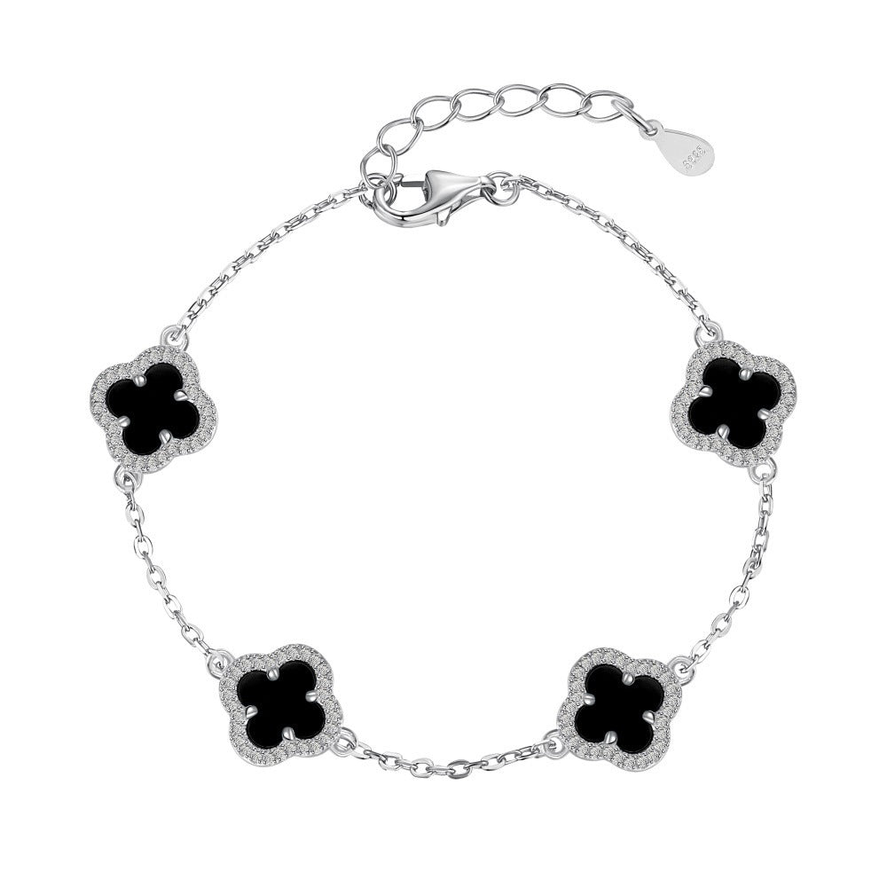 Four - leaf clover bracelet - Hastella.J