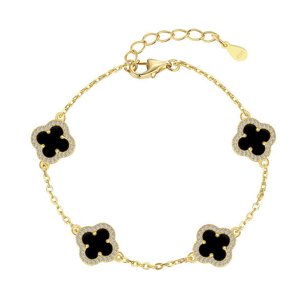 Four - leaf clover bracelet - Hastella.J