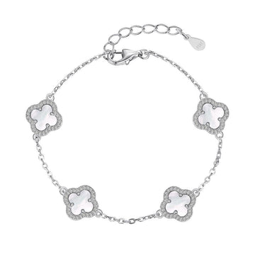 Silver / white