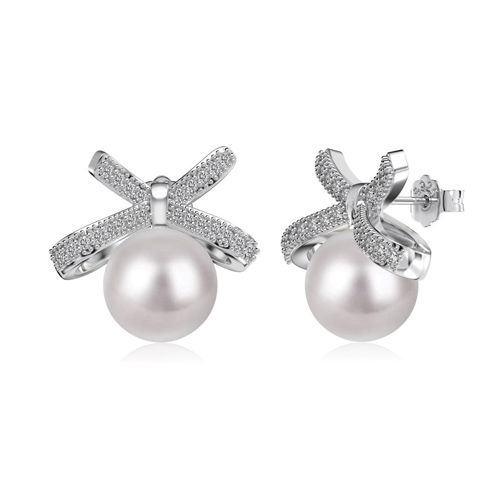 Girly bow Stud Earrings - Hastella.J