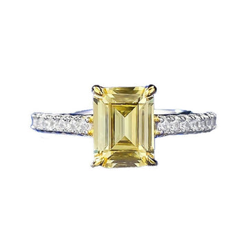 R848 Yellow Diamond Ring