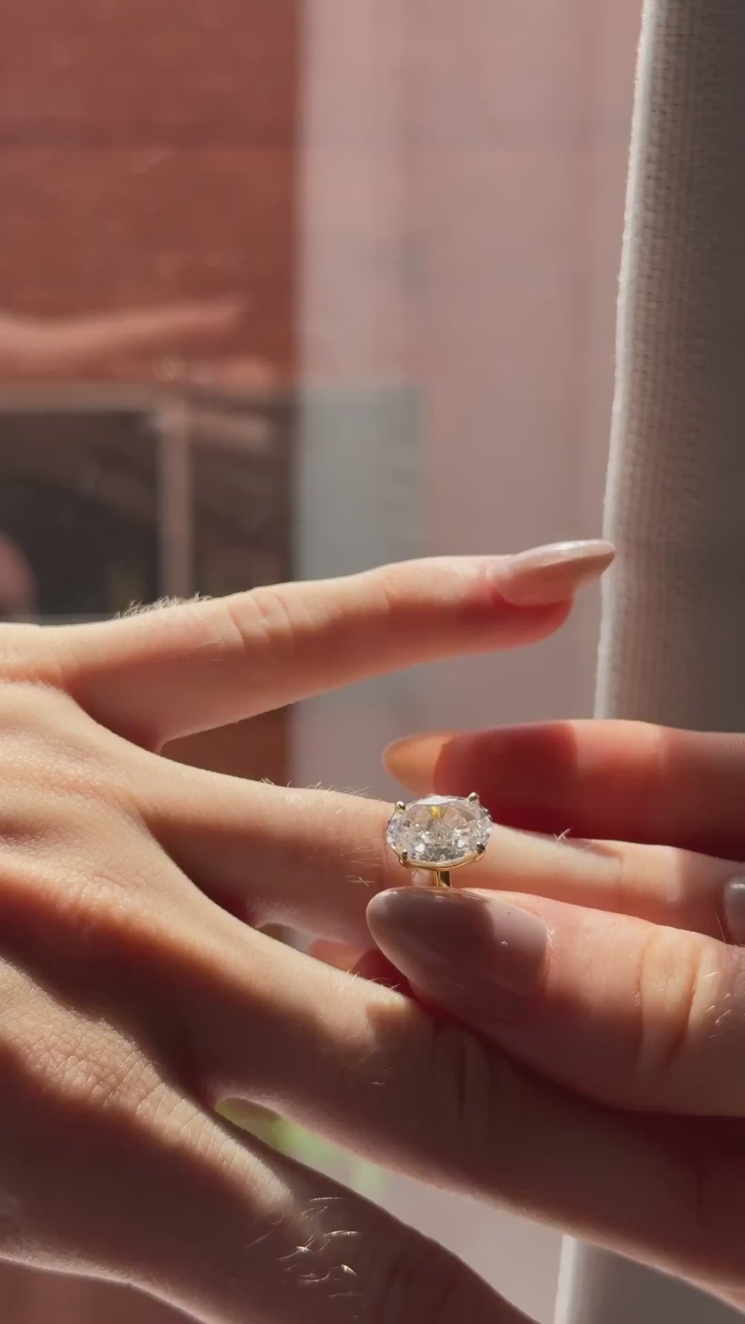 Load video: Infinite oval ring - Hastella.J