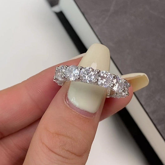 Row sparkle ring - Hastella.J