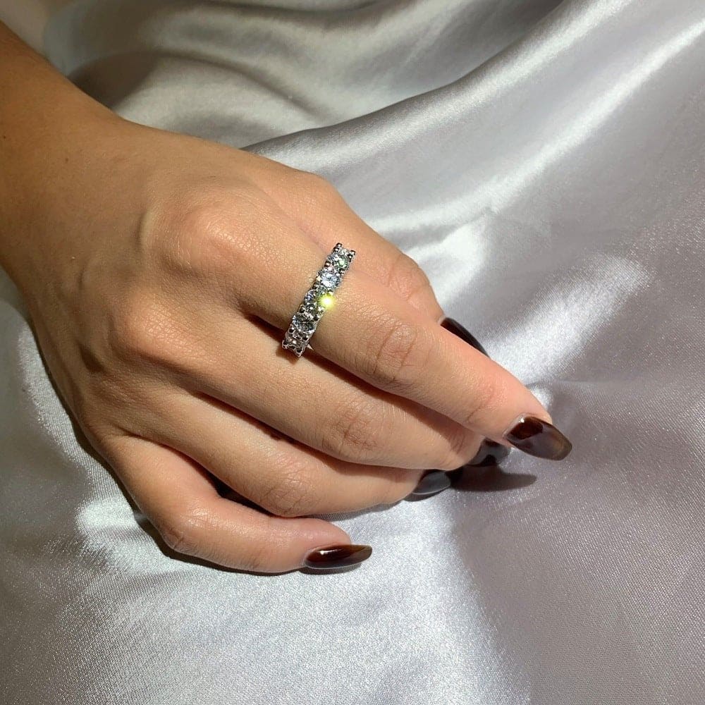 Row sparkle ring - Hastella.J