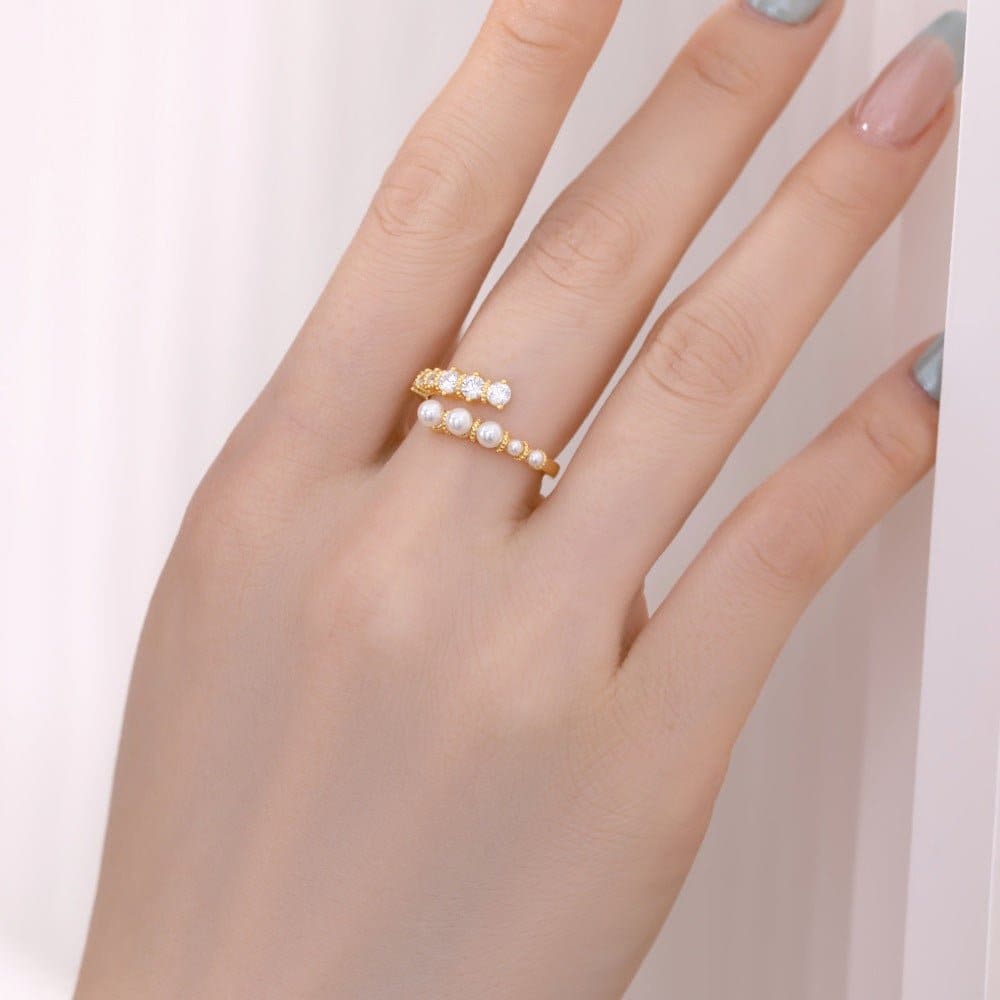 Simpy pearl ring - Hastella.J