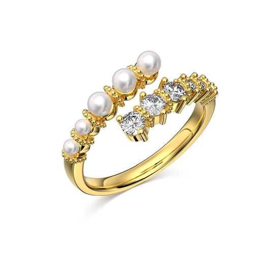 Simpy pearl ring - Hastella.J