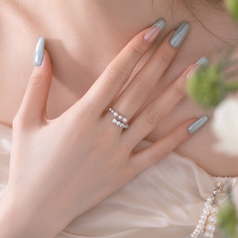 Simpy pearl ring - Hastella.J