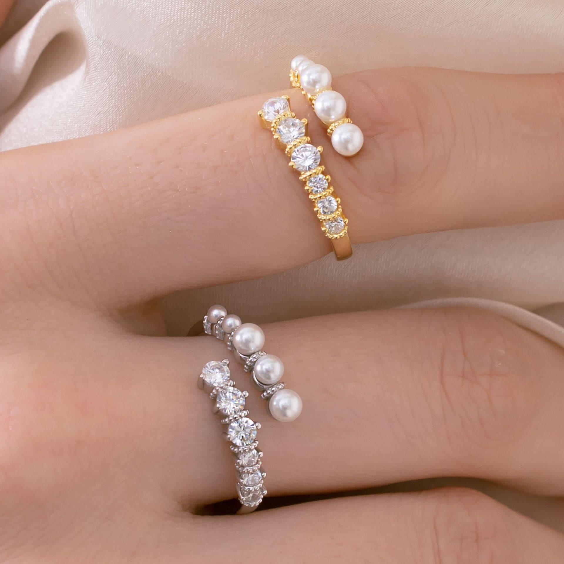 Simpy pearl ring - Hastella.J