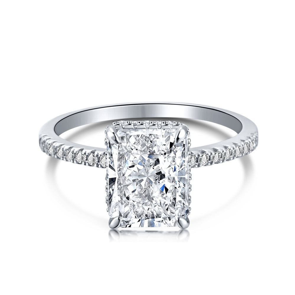 8A zircon square ring - Hastella.J