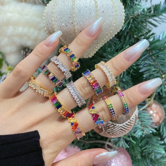 Colored gemstone rings - Hastella.J