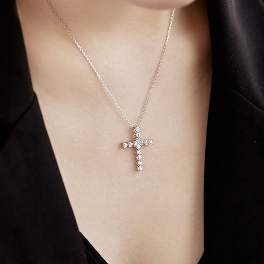 Cross with sharp necklace - Hastella.J