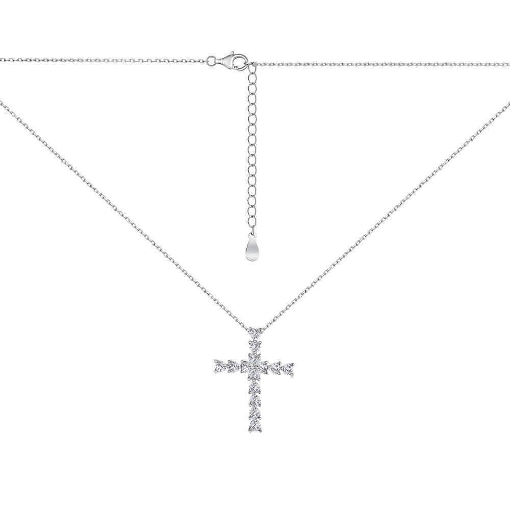 Cross with sharp necklace - Hastella.J