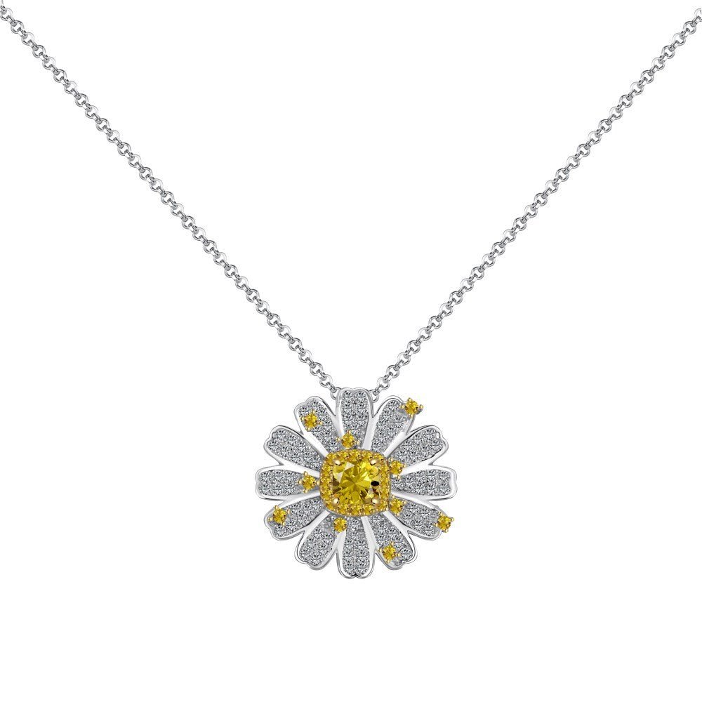 Daisy sunflower zircon set - Hastella.J