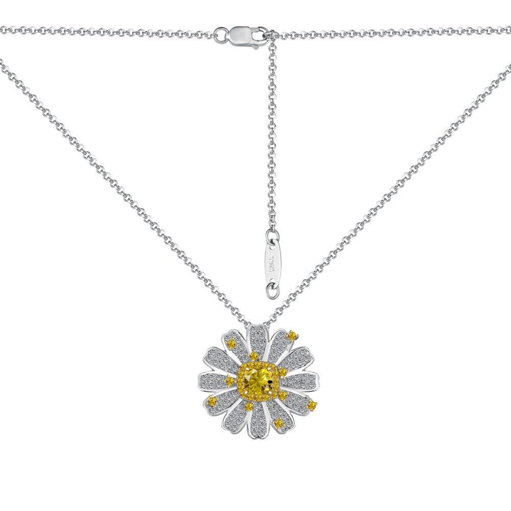 Daisy sunflower zircon set - Hastella.J