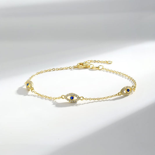 Devil's Eye Round Bracelet - Hastella.J