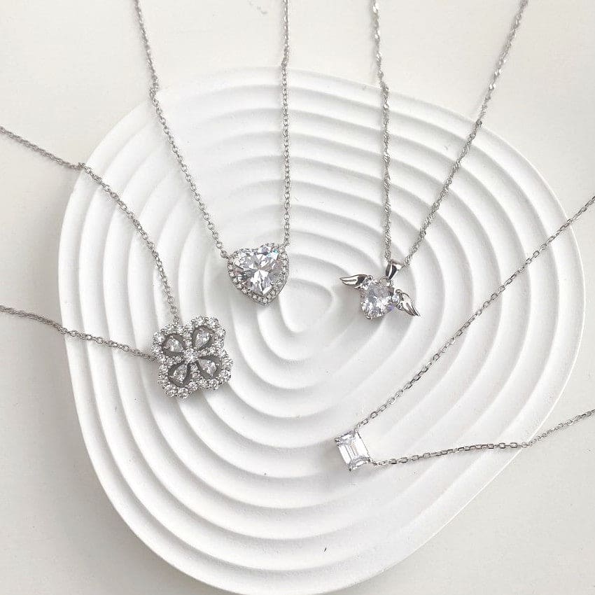 Different style 925 pure necklace - Hastella.J