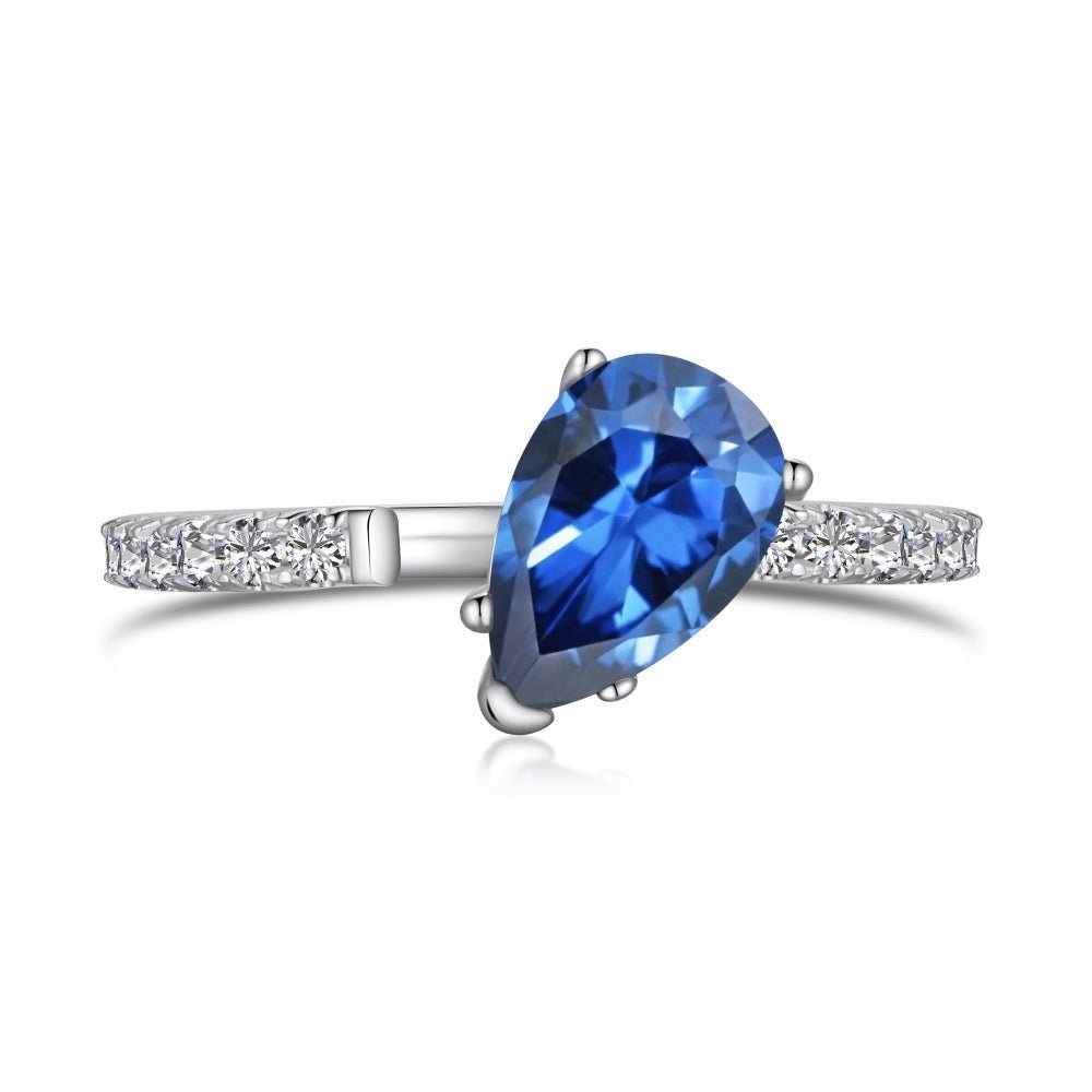 Drop pear-shaped ring - Hastella.J