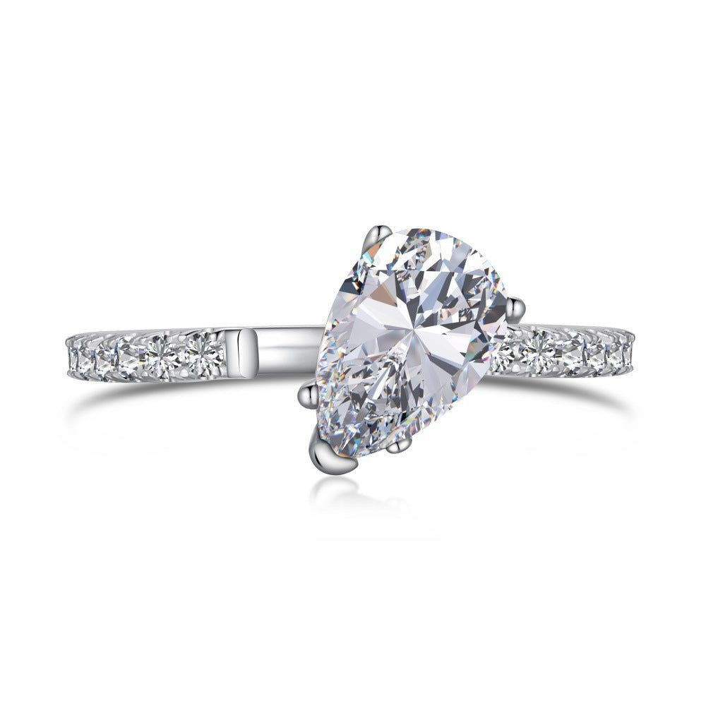 Drop pear-shaped ring - Hastella.J