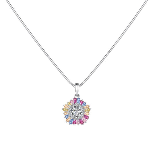 Flower floral pendant luxury nacklace - Hastella.J