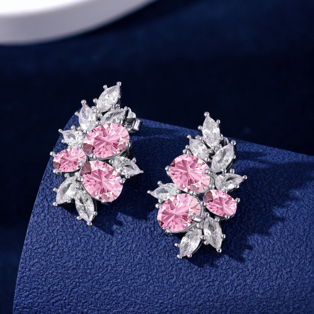 Flower stud earrings - Hastella.J