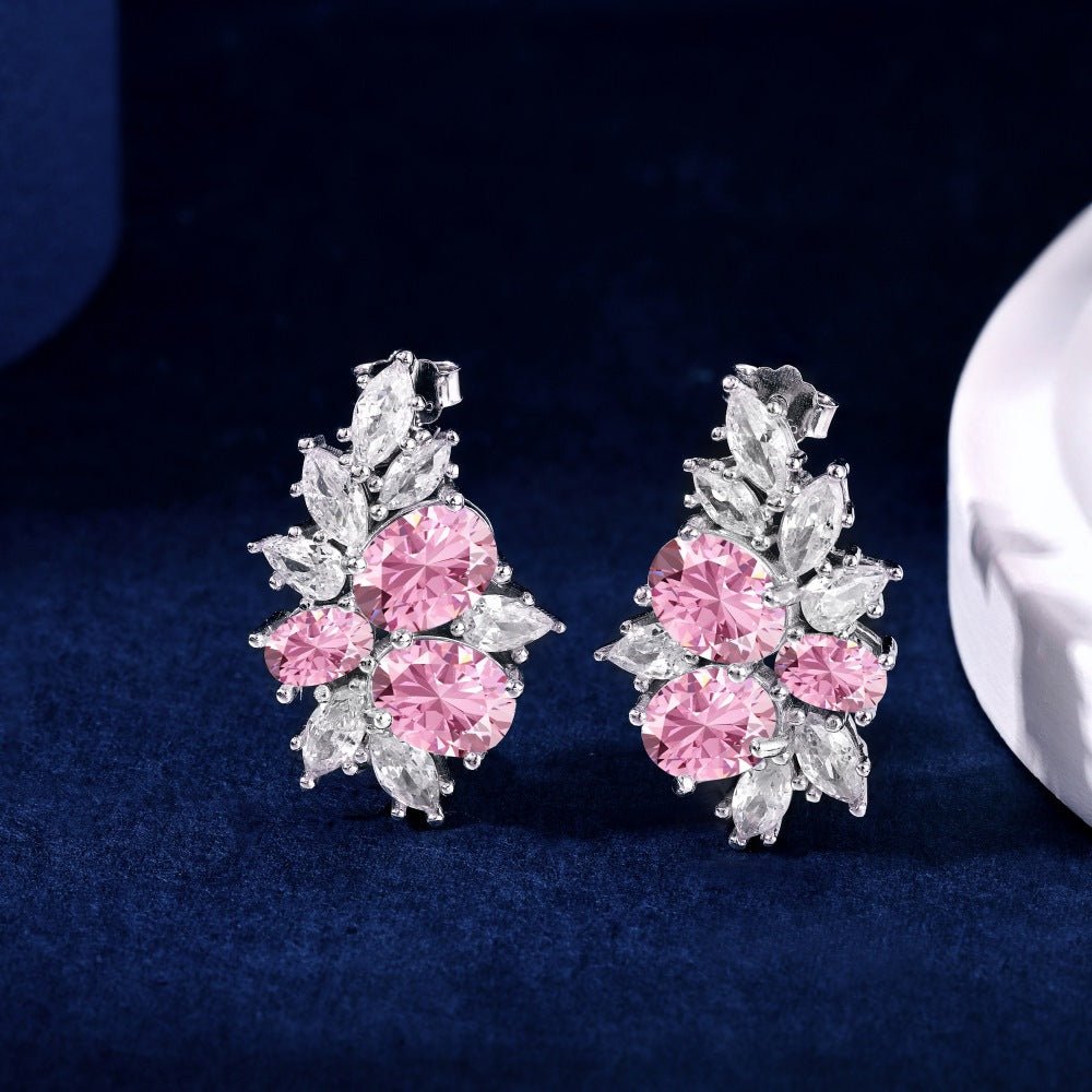 Flower stud earrings - Hastella.J